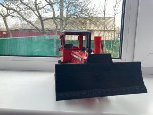 RC BULLDOZER DT-75 POSTMAN 1-16 SCALE 3D Print Model