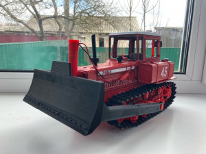 RC BULLDOZER DT-75 POSTMAN 1-16 SCALE 3D Print Model