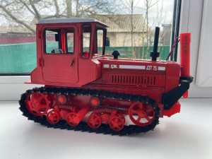 RC BULLDOZER DT-75 POSTMAN 1-16 SCALE 3D Print Model