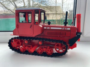RC BULLDOZER DT-75 POSTMAN 1-16 SCALE 3D Print Model