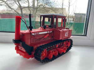 RC BULLDOZER DT-75 POSTMAN 1-16 SCALE 3D Print Model