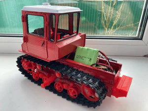 RC BULLDOZER DT-75 POSTMAN 1-16 SCALE 3D Print Model