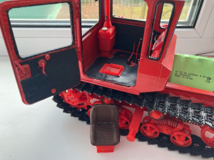 RC BULLDOZER DT-75 POSTMAN 1-16 SCALE 3D Print Model