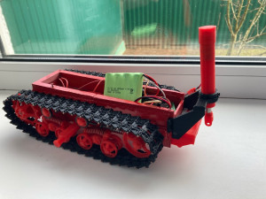 RC BULLDOZER DT-75 POSTMAN 1-16 SCALE 3D Print Model