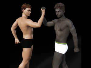 Stop le racisme 3D Model