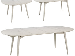 Folding dining table Halmar Edward Modèle 3D