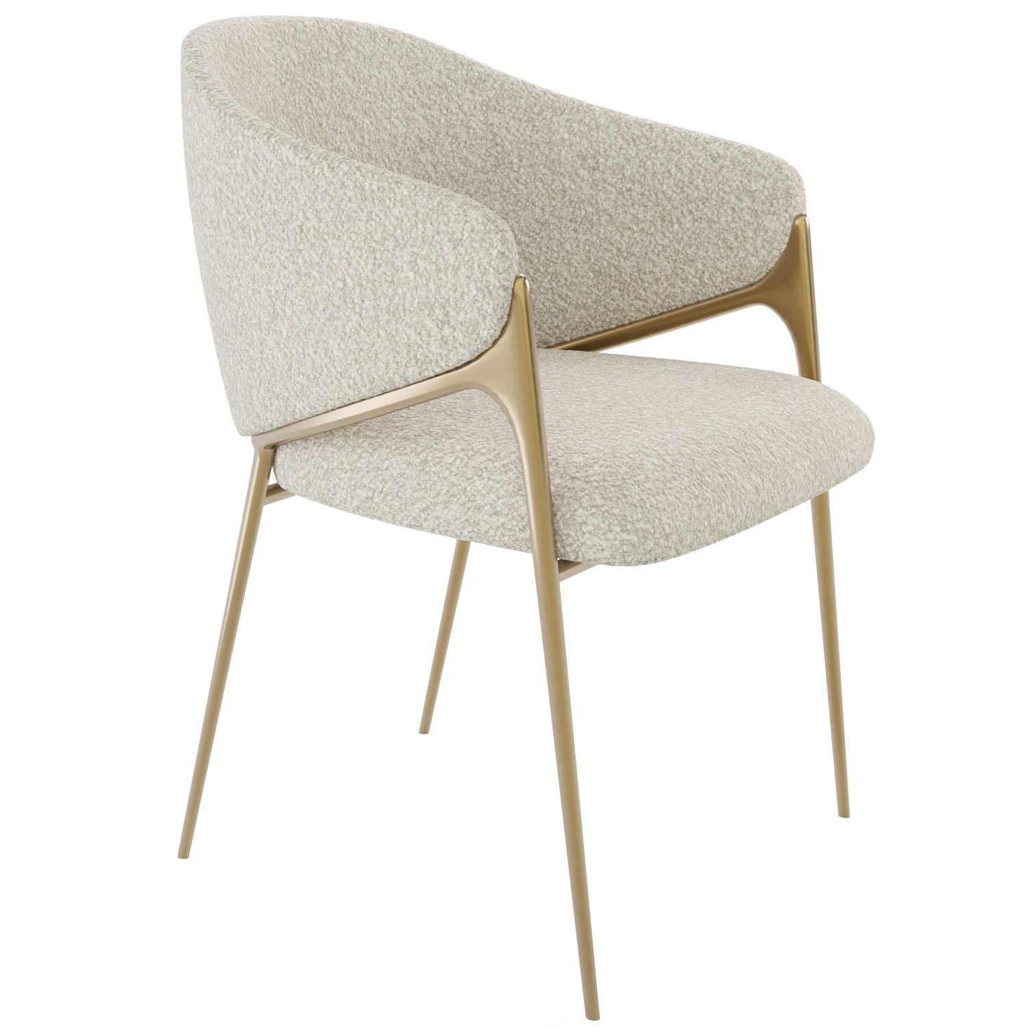 Dining chair in Scandinavian style Sillones modernos parasala 3D Model .c4d .max .obj .3ds .fbx .stl .blend 