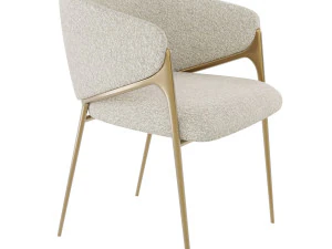 Silla de comedor de estilo escandinavo Sillones modernos para sala Modelo 3D