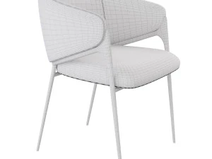 Dining chair in Scandinavian style Sillones modernos parasala 3D Model