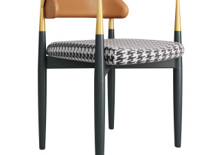 Designer chair for the living room La Lume MB20769-23 3D 模型
