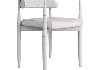Designer chair for the living room La Lume MB20769-23 3D Model