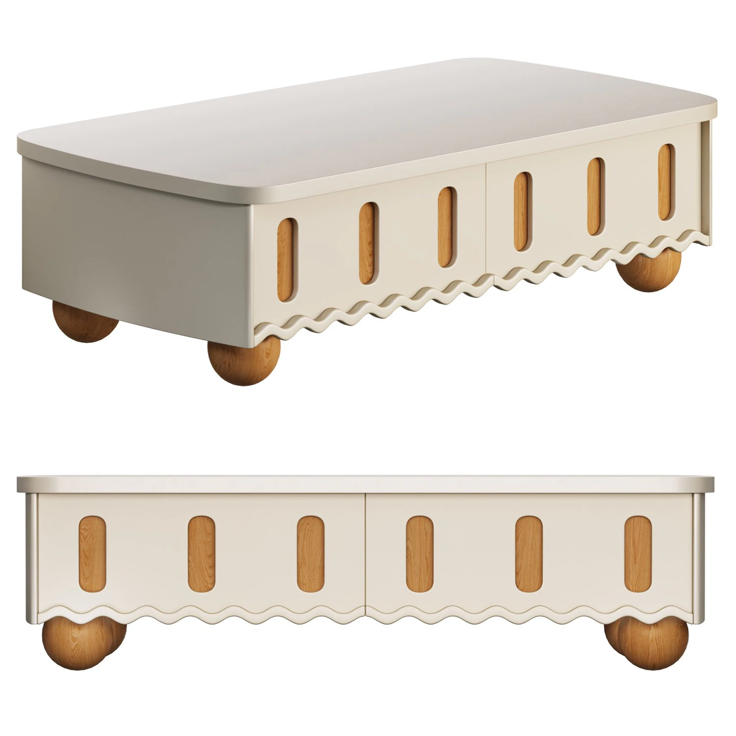 Coffee table LHY 3D Model .c4d .max .obj .3ds .fbx .stl .blend 