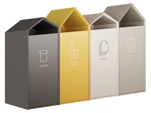Ridge TreCe Trash Can 3D Model
