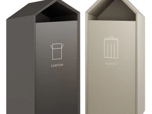 Ridge TreCe Trash Can 3D Model