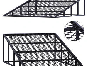 Rampa in PVL su struttura metallica Modello 3D