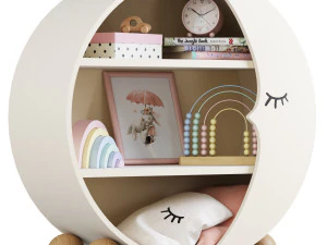 어린이 방 Luna 장식 3D 모델