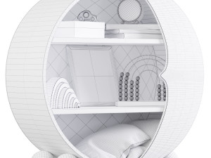 Decor for the childrens room Luna Modello 3D