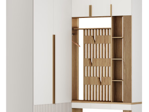 Corner closet for the hallway Modelo 3D