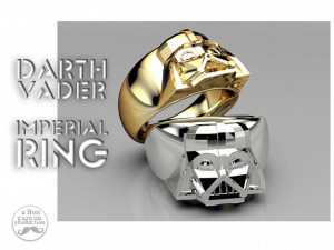 of the Darth Vader Ring 3D Model