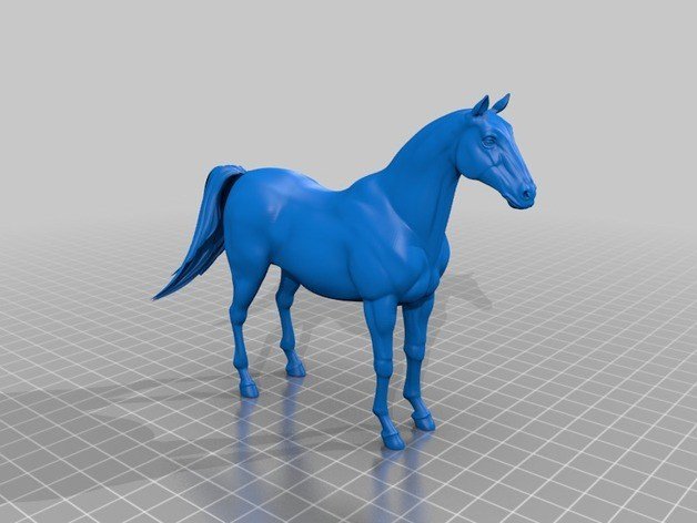 Horse 3D 模型 .c4d .max .obj .3ds .fbx .stl .blend
