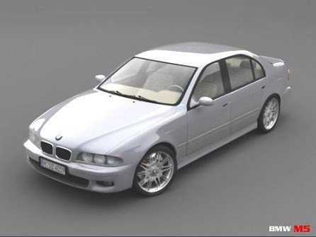 BMV M5 car 3Dモデル .c4d .max .obj .3ds .fbx .stl .blend 