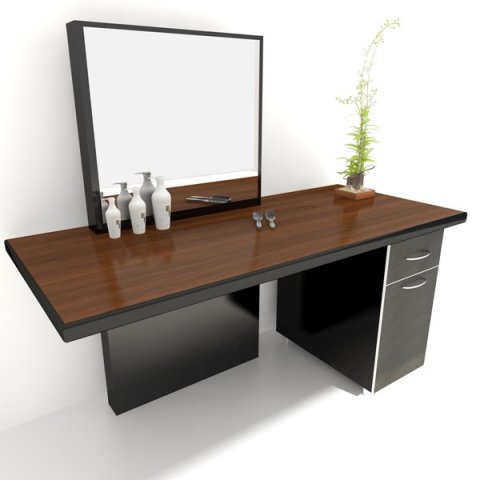 Dressing table 3D Model .c4d .max .obj .3ds .fbx .stl .blend 