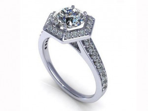 The Queen of Diamonds ring 3Dモデル