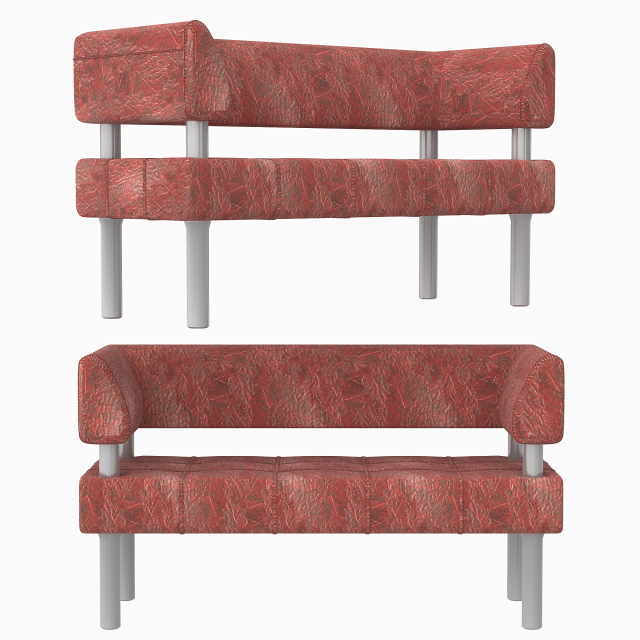 Sofa CARAVAN Modelo 3D .c4d .max .obj .3ds .fbx .stl .blend 