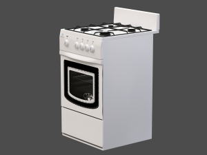 Gas stove Greta Modelo 3D