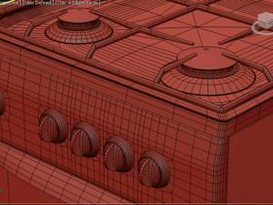Gas stove Greta Modelo 3D