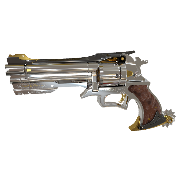 Smith Wesson Model Wednesday Model 3D .c4d .max .obj .3ds .fbx .stl .blend 