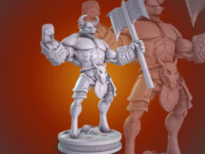 Minotauro Modelo de Impressão 3D