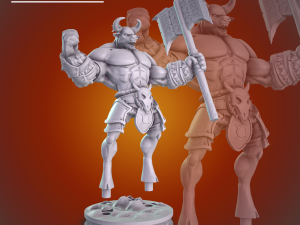 Minotaur 3D Print Model