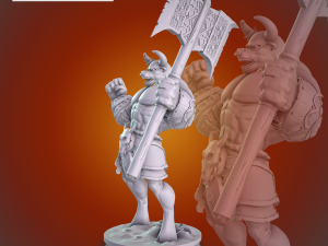Minotaur 3D Print Model