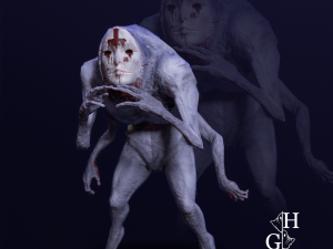 Fobius Lowpoly Monster Modèle 3D