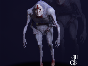 Fobius Lowpoly Monster 3D Model