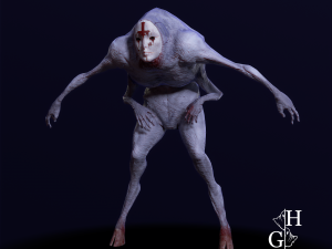 Fobius Lowpoly Monster 3D Model