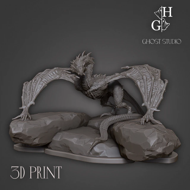 Naga Model Cetak 3D .c4d .max .obj .3ds .fbx .stl .blend 