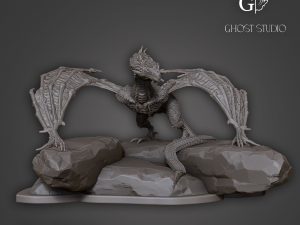 Dragon 3D Print Model