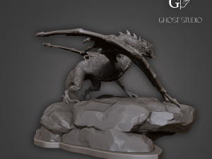 Dragon 3D Print Model