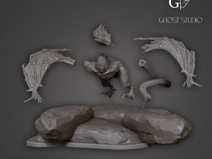 Dragon 3D Print Model