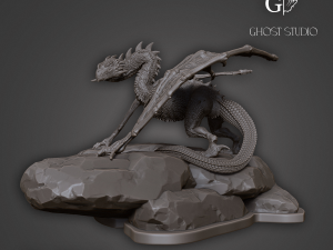 Dragon 3D Print Model