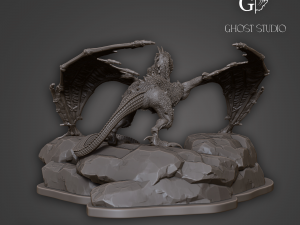 Dragon 3D Print Model