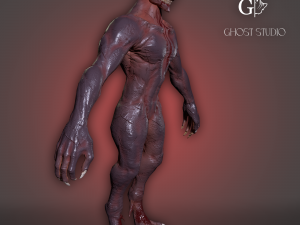 Hunter LowPoly 3D Modell