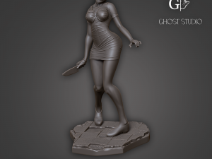Nurse SilentHill miniature 3D Принт Модель