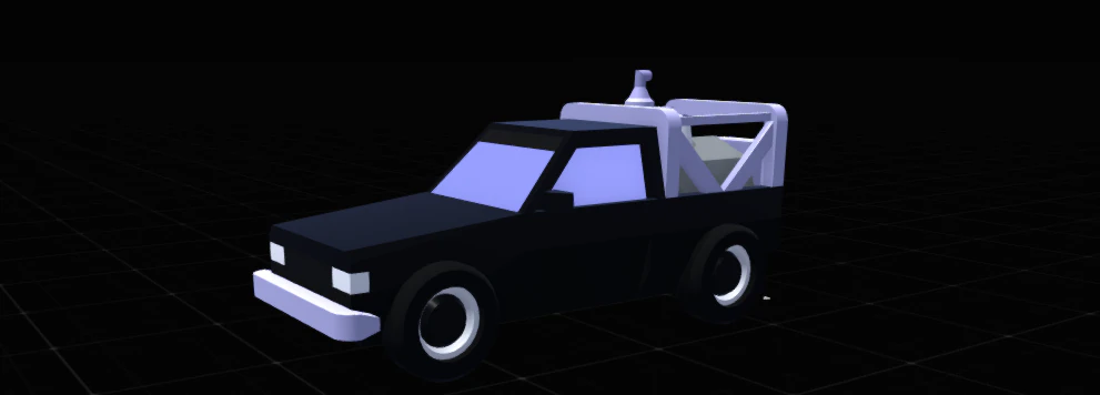 Car with Turbine 3D Model .c4d .max .obj .3ds .fbx .stl .blend