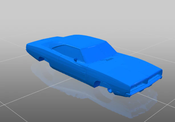 Dodge Charger 3D Model .c4d .max .obj .3ds .fbx .stl .blend 
