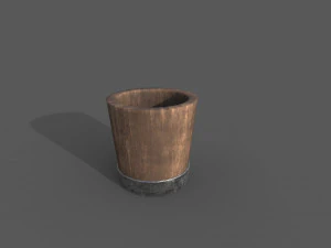 Kubek średniowieczny LOW POLY Model 3D