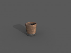 Cup Medieval LOW POLY Modèle 3D