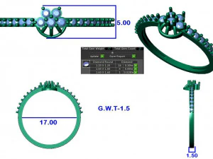 ŚWIATŁO PIERŚCIENIOWE Model 3D